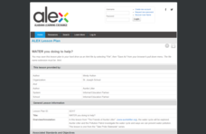 WATER You Doing to Help? Lesson Plan